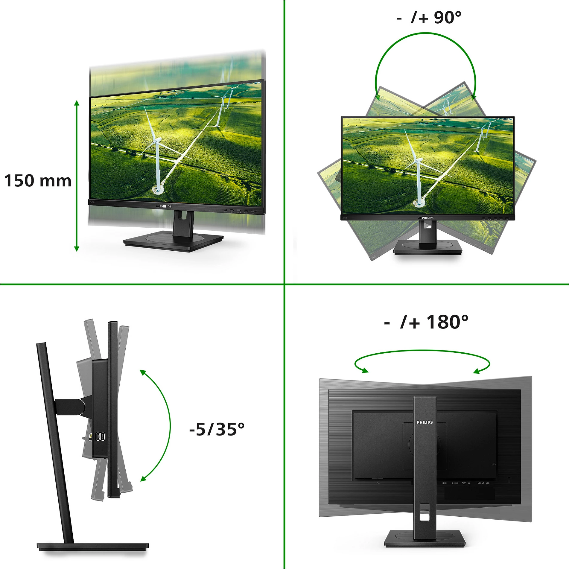 Monitor Philips B Line 272B1G/00, 27", Full HD, LED, i zi