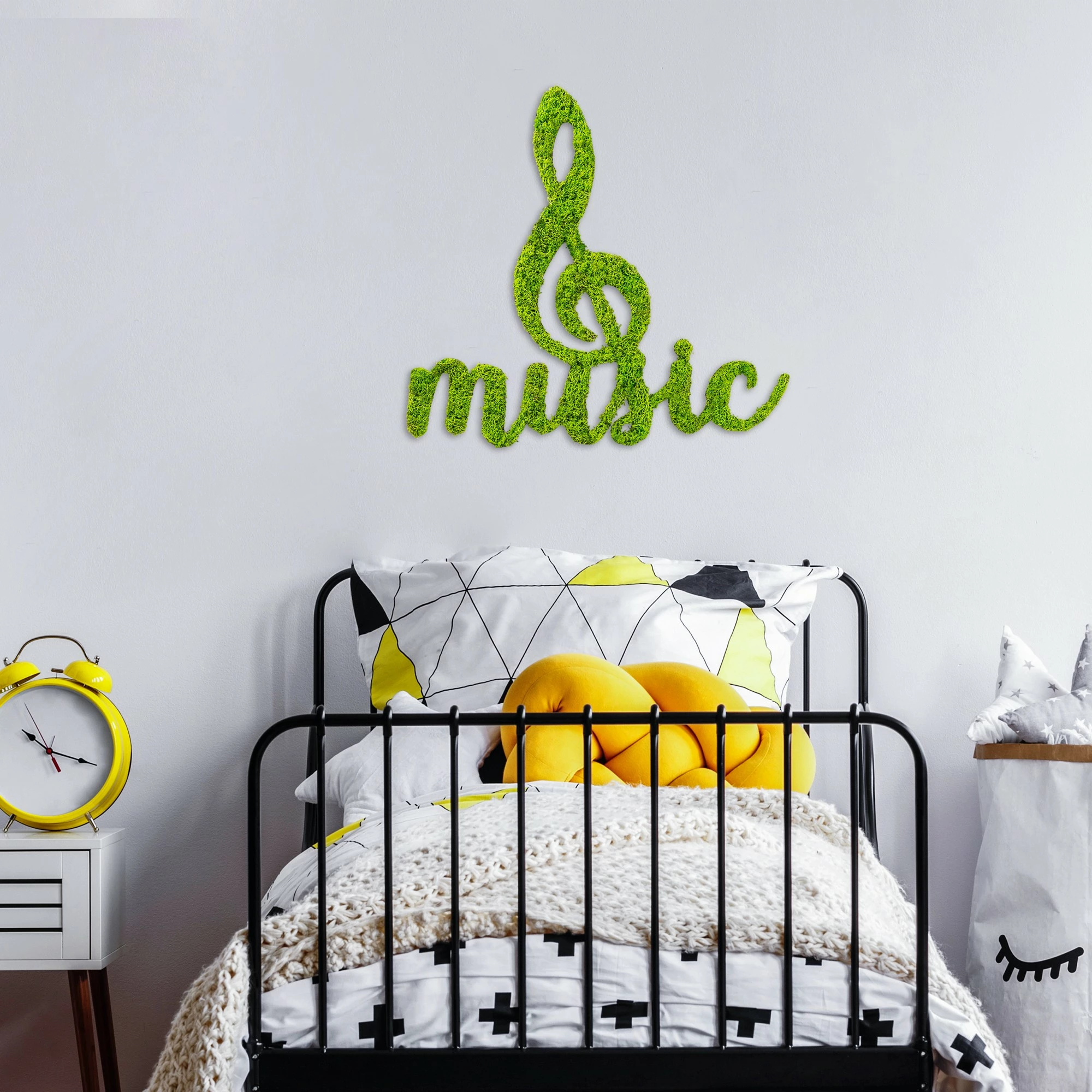 Aksesor dekorativ muri Wallity, myshk, muzikë