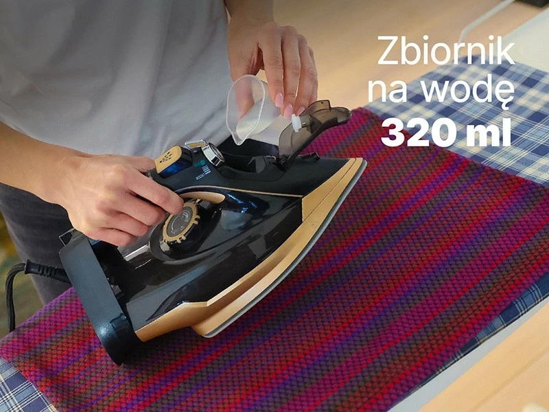 Hekur me avull Lafe VaporMax, 3000W, pllakë qeramike, zi-ari