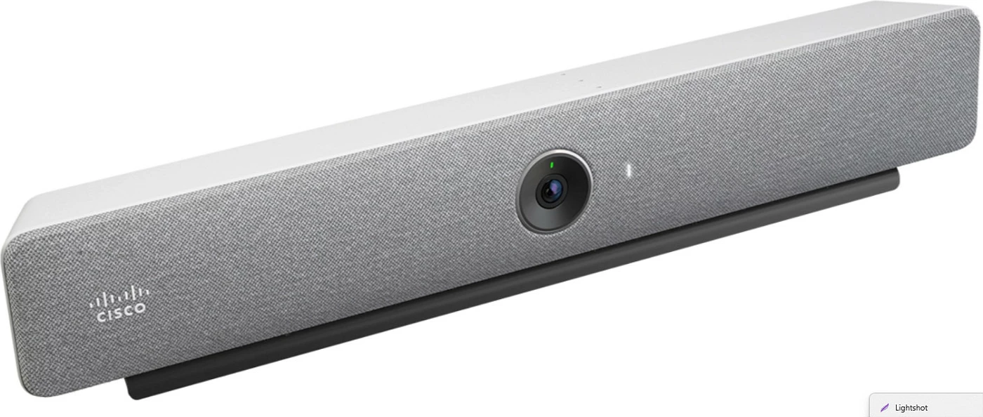 Sistem video-konference Cisco Webex Room Bar, 4K UHD, 12MP, Ethernet/HDMI/USB, gri
