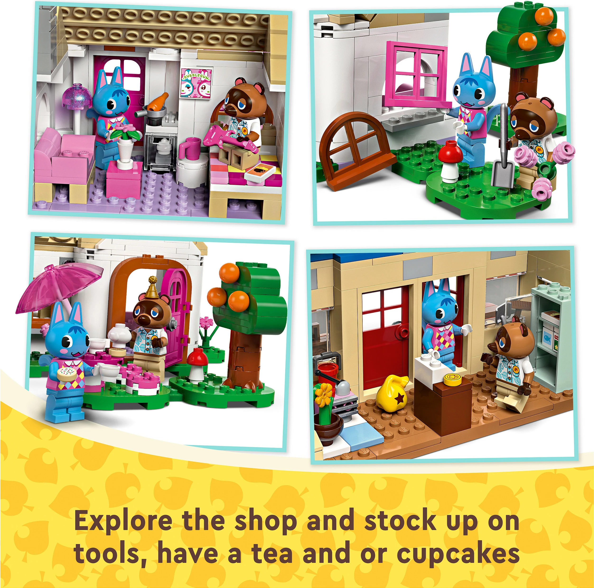 Set ndërtimi LEGO Animal Crossing 77050, 535 pjesë, shumëngjyrësh