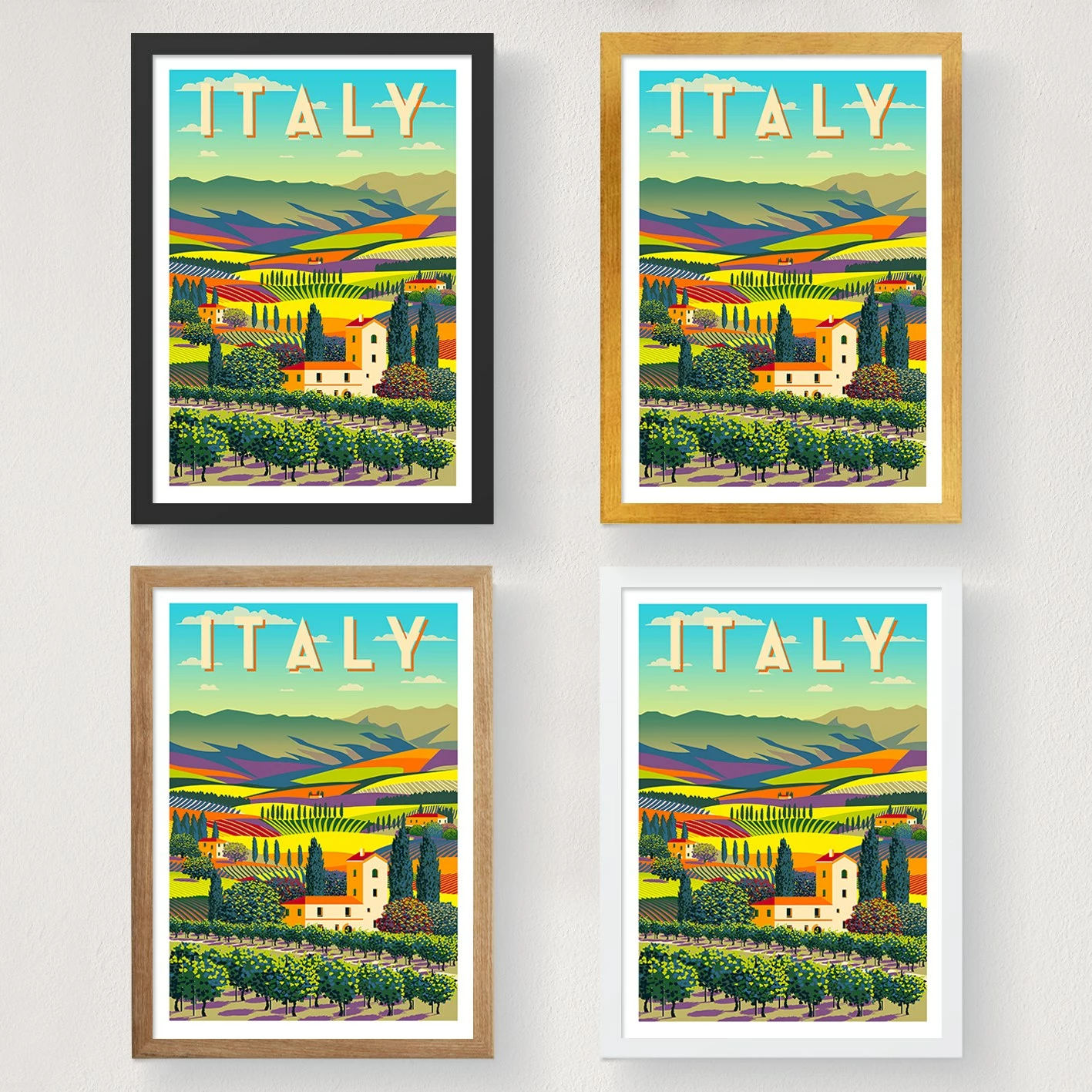 Poster A4 Wallity, Itali - 1963