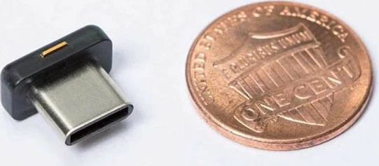 Çelës sigurie USB-C Yubico YubiKey 5C Nano, FIDO2/U2F, nano