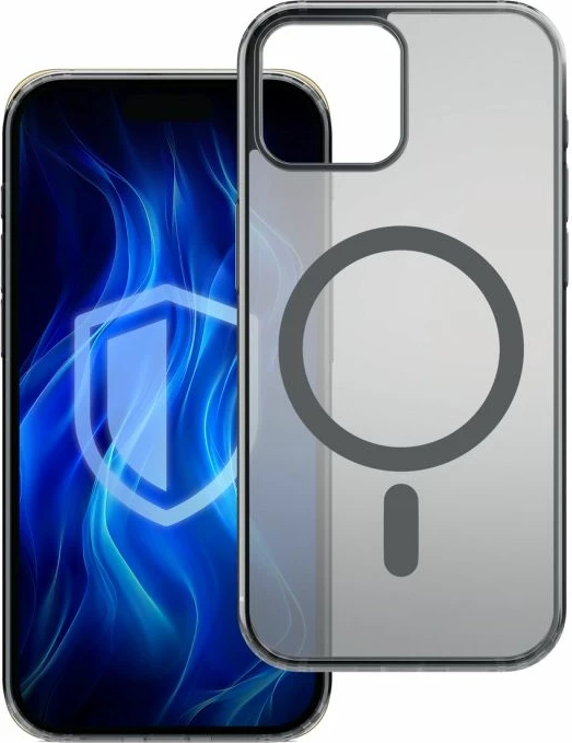 Kapak telefoni 3mk Frosty MagCase për iPhone 12 Pro Max, i zi