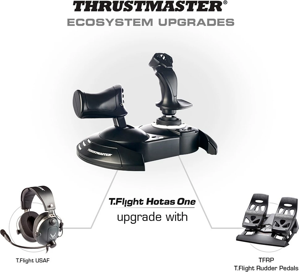 Joystick Thrustmaster T.Flight Hotas ONE, Flight Sim, PC, Xbox One, Wired, Black