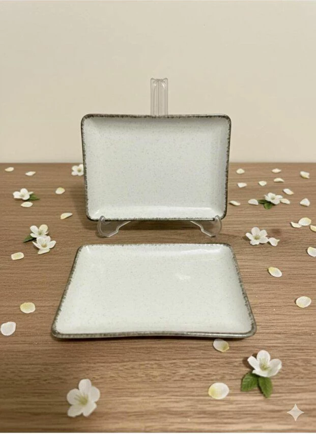 Set pjatash servirëse (2 copë), Hermia Concept, TAN18X13DUS2730P02