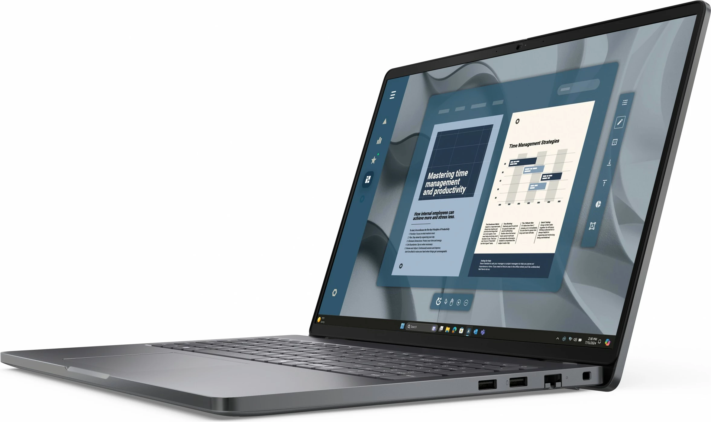 Kompjuter Dell Pro 16 PC16255, AMD Ryzen 5, 16GB RAM, 512GB SSD, Windows 11 Pro, gri
