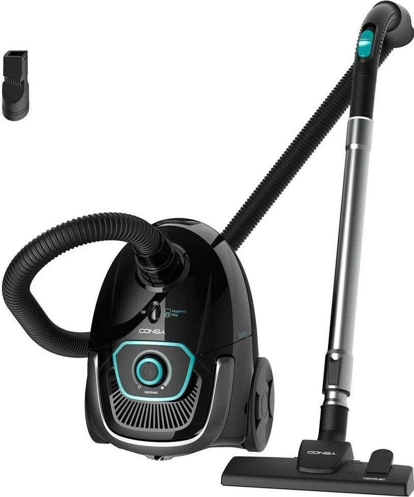 Fshesë me qese Cecotec Conga Powerbag 2500 Plus, 2L, e zezë