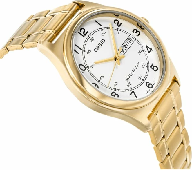 Orë dore për meshkuj Casio, të arta