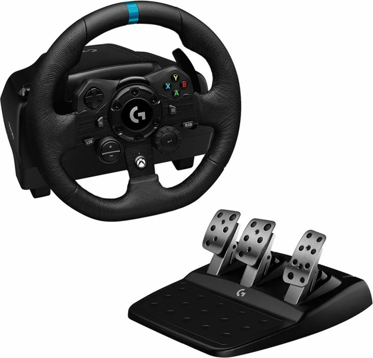 Timon lojrash Logitech për Xbox/PC, i zi