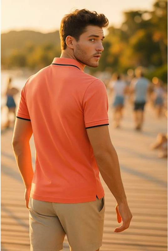 Maicë polo për meshkuj Boss, e kuqe