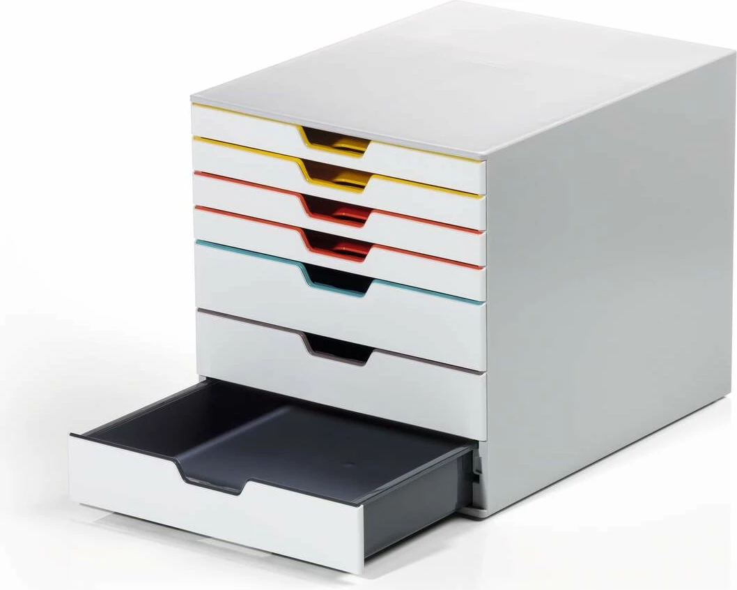 Organizer me 7 sirtarë Durable VARICOLOR MIX 7, plastikë, A4, gri