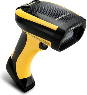 Skaner barkodi Datalogic PowerScan PD9100, 1D, me kabllo USB/RS-232, IP65, zi/verdhe