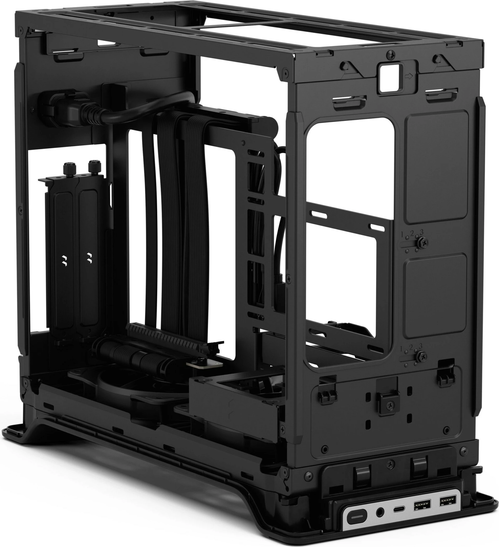 Kasë Fractal Design Era 2, Mini Tower, Silver