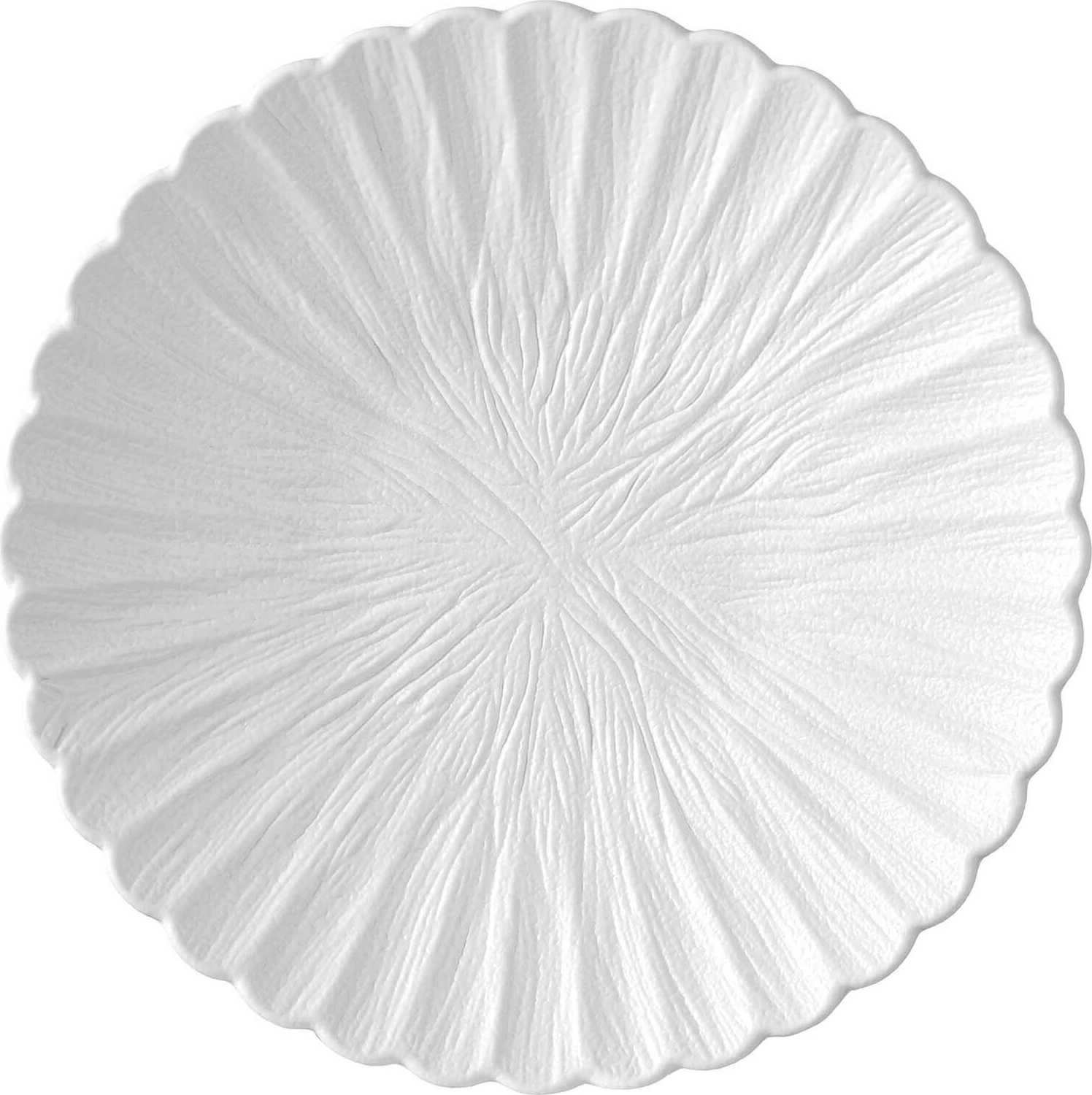 Pjatë dekorative Fine Dine Fiord 270 mm, set 3 copë, e bardhë