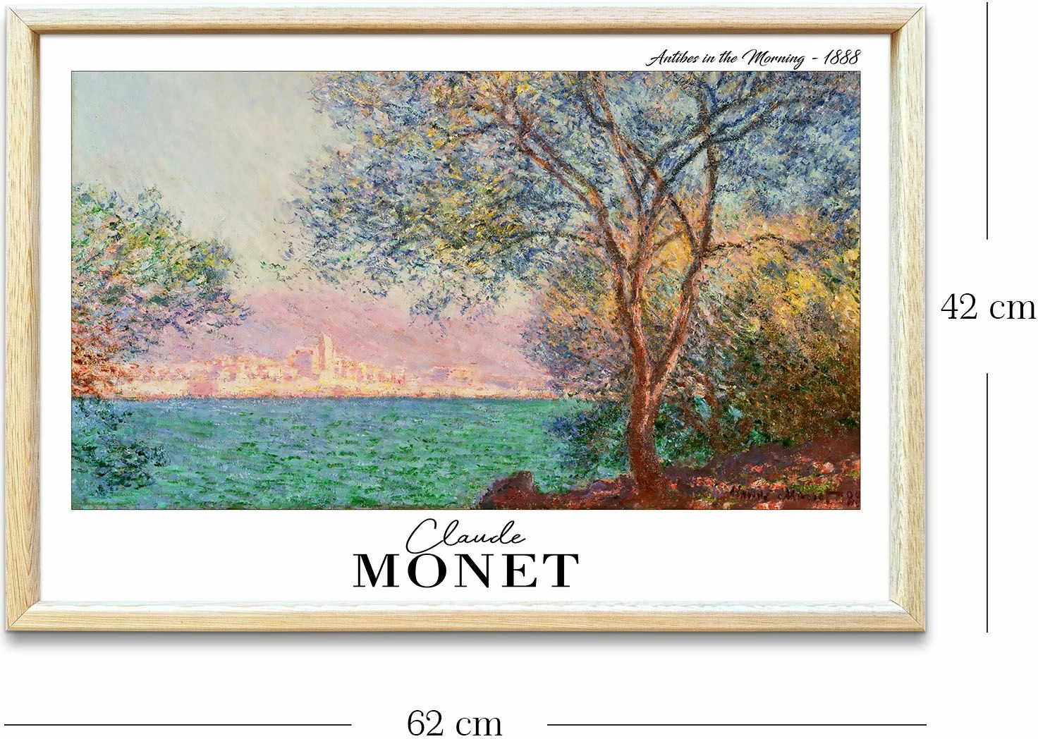 Pikturë dekorative me kornizë, Wallity, 4262AHSMONET-001