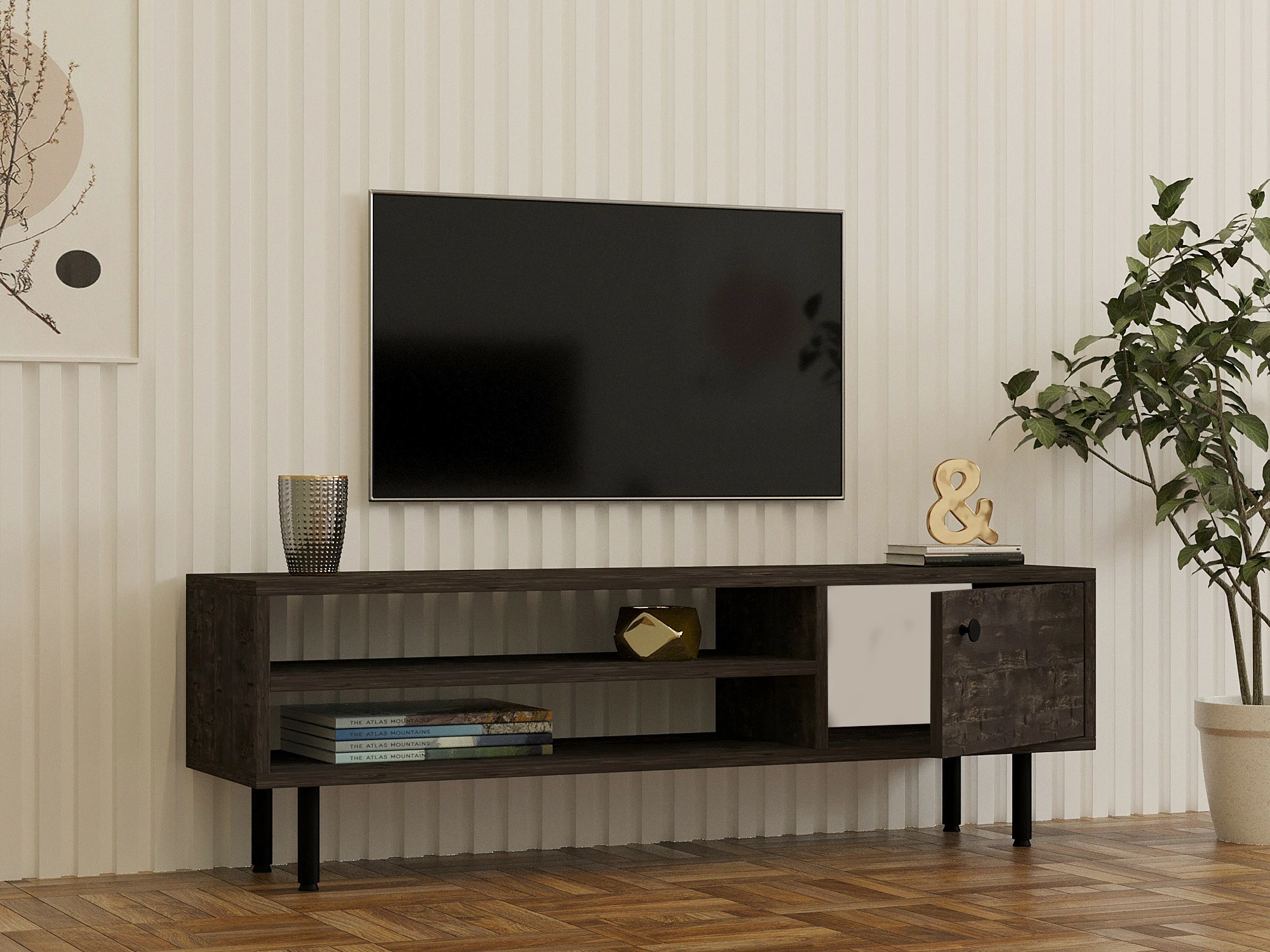 Komodë TV Hanah Home, Avila, antracit
