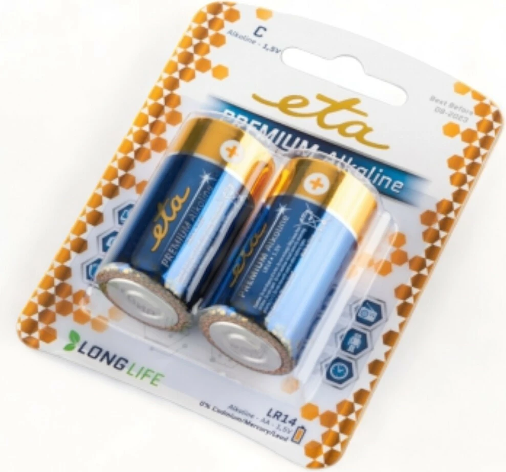 Bateri Eta Premium Alkaline C