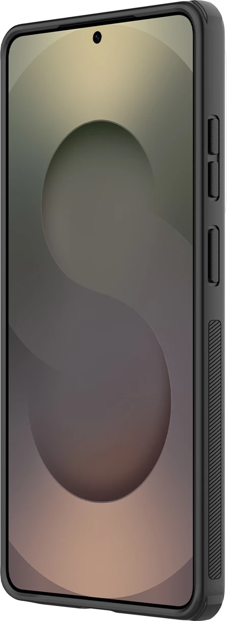Mbështjellës Nillkin Super Frosted Shield Pro për Samsung Galaxy S26 Ultra, hibrid PC+TPU, finish mat, e zezë transluçente, në kuti