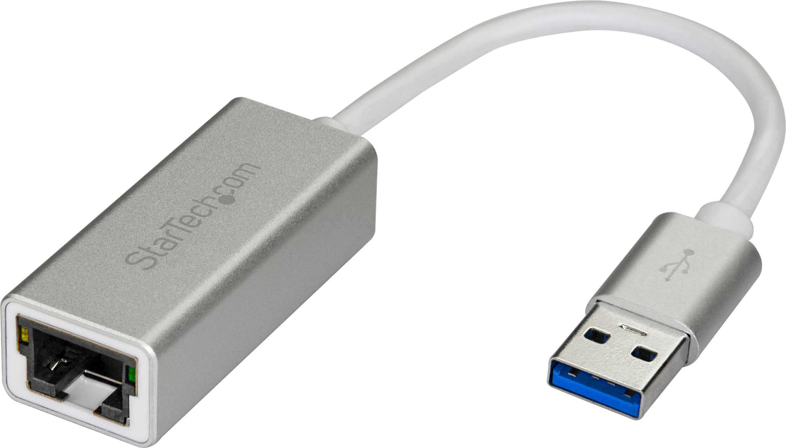 Adapter rrjeti USB 3.0 në Gigabit Ethernet StarTech USB31000SA, RJ-45, argjendtë