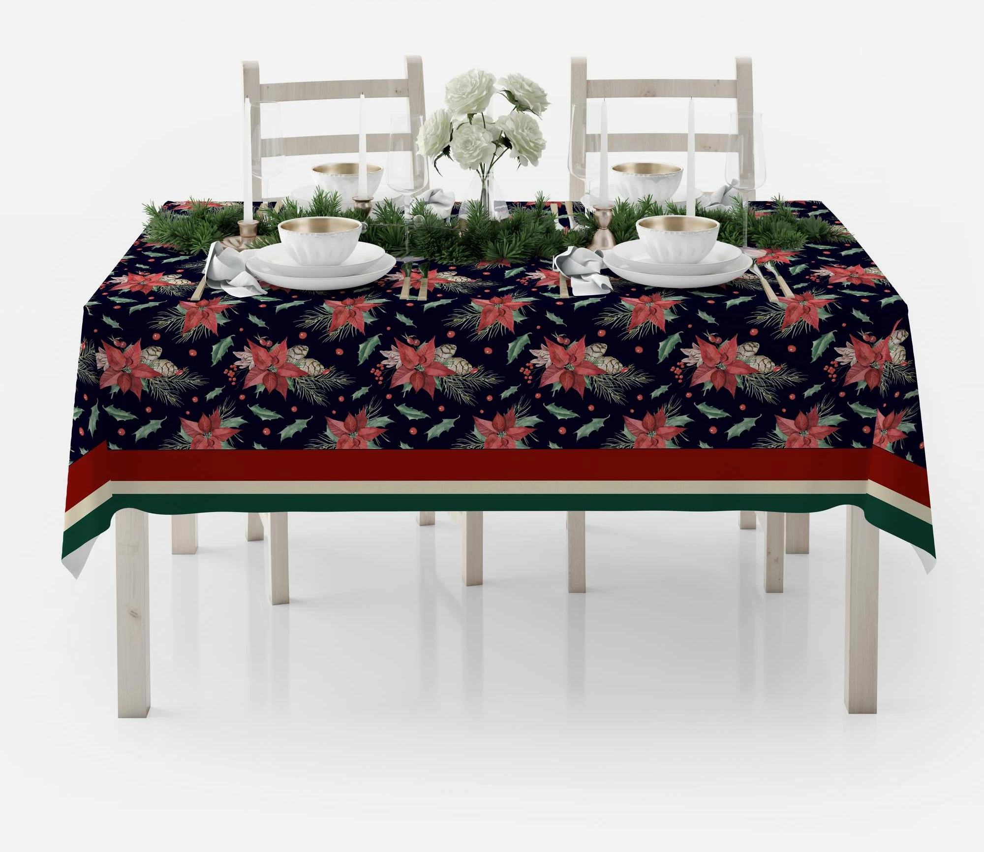 Mbulesë tavoline Hermia Concept, shumëngjyrëshe, HM-Tblnwy26-17, 140x300cm