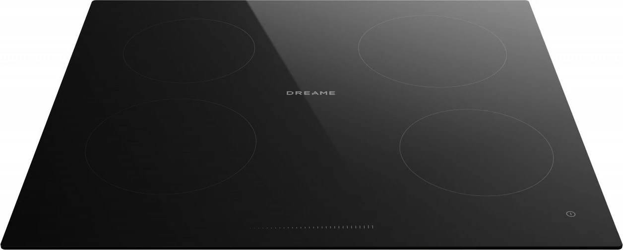 Pllakë induksioni, Dreame, EZ40 PRO, 4 zona, slider touch 15 nivele, lidhje 7.4 kW, 58x51 cm, e zezë