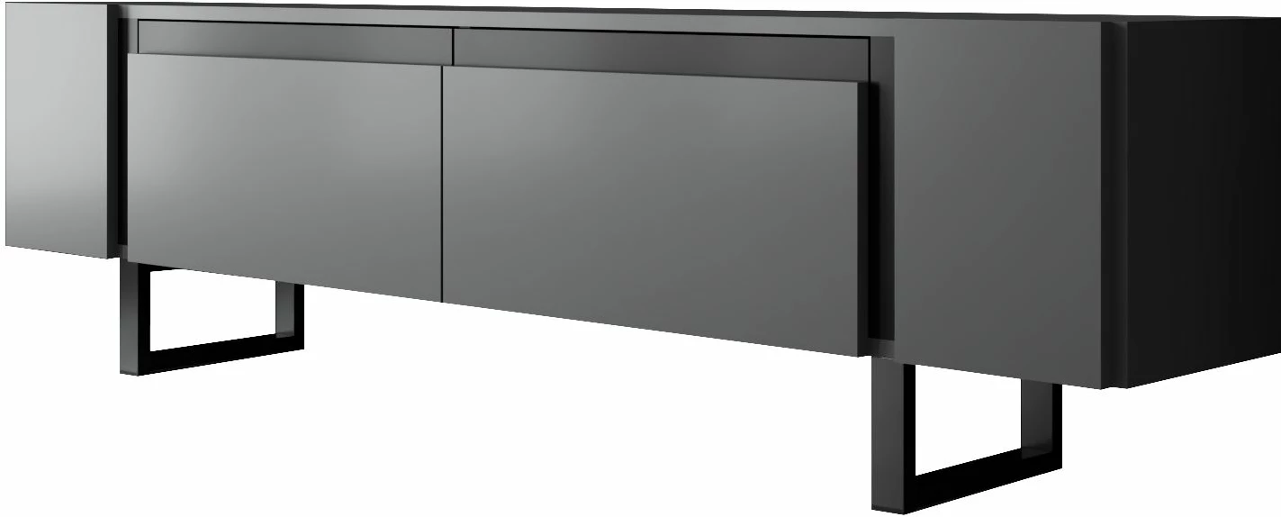 Komodë TV Hanah Home, Yildiz, antracit, e zezë