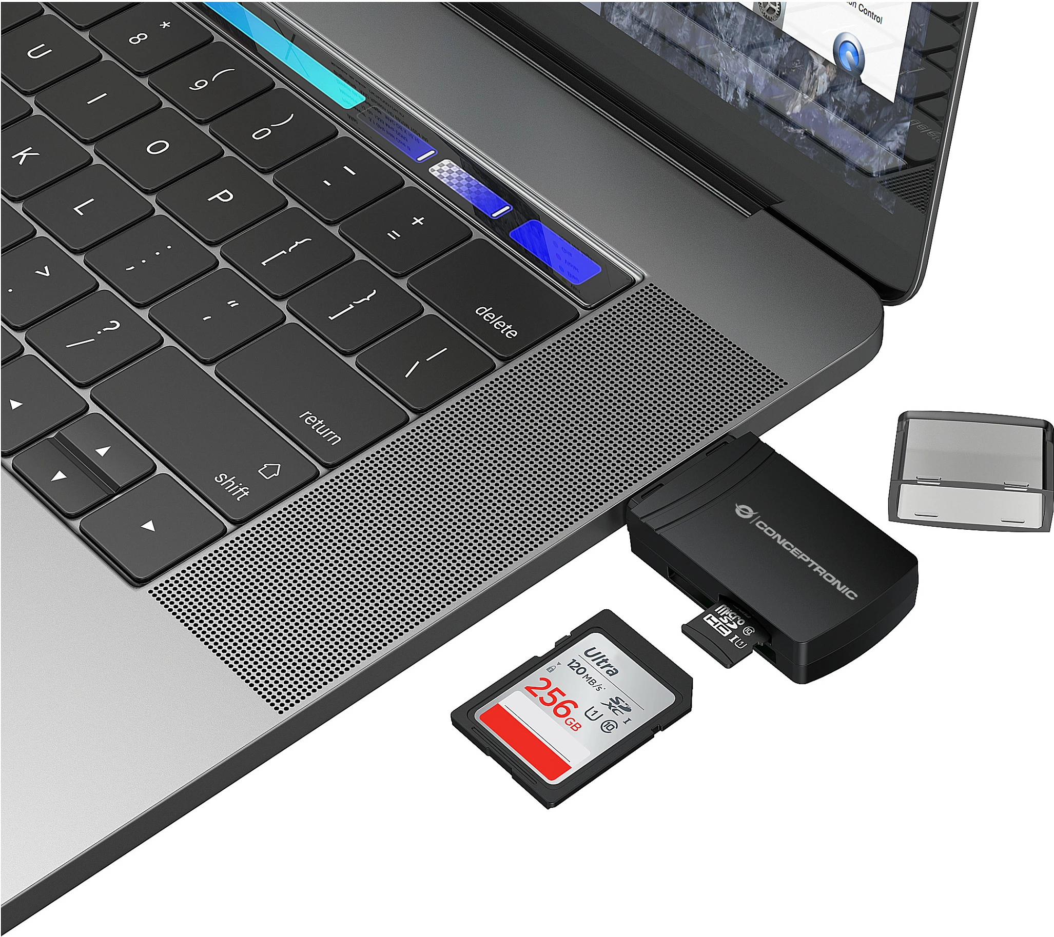 Lexues kartelash Conceptronic BIAN06B, USB 3.2 Gen 1, SD/microSD, 5Gbps, i zi