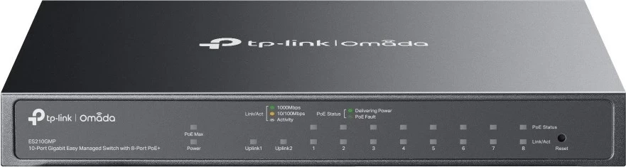 Switch TP-Link Omada ES210GMP, Managed, Gigabit Ethernet, PoE, Zi