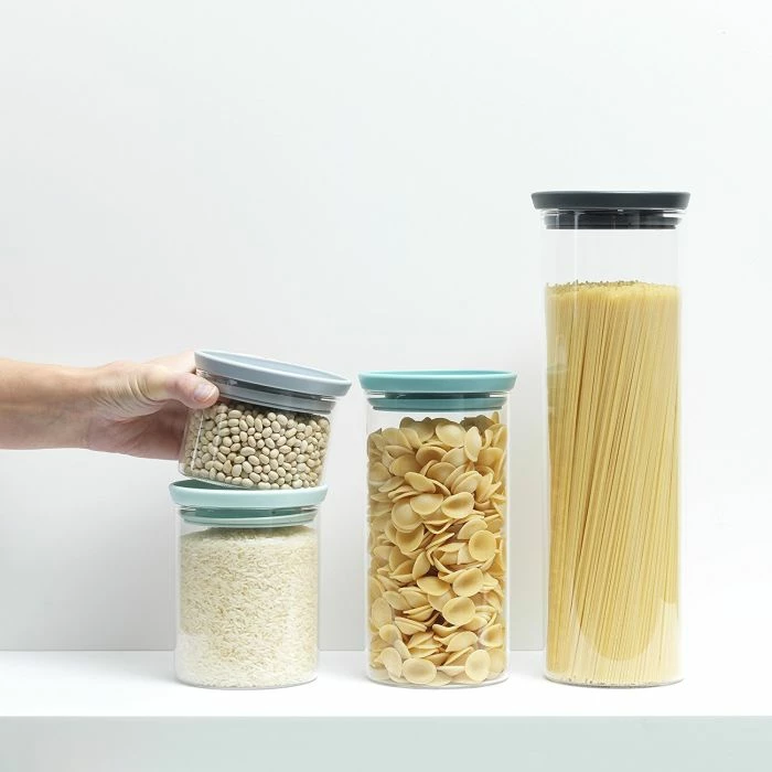 kavanoz për ushqime Brabantia 298240 1.9 L qelq borosilikat, 1 copë, transparent