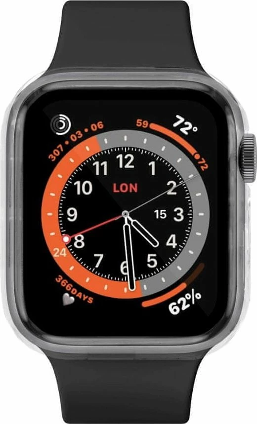 Mbështjellës mbrojtës Fixed Pure FIXPUW-436 për Apple Watch 40mm, xham i temperuar 0.33 mm, transparent