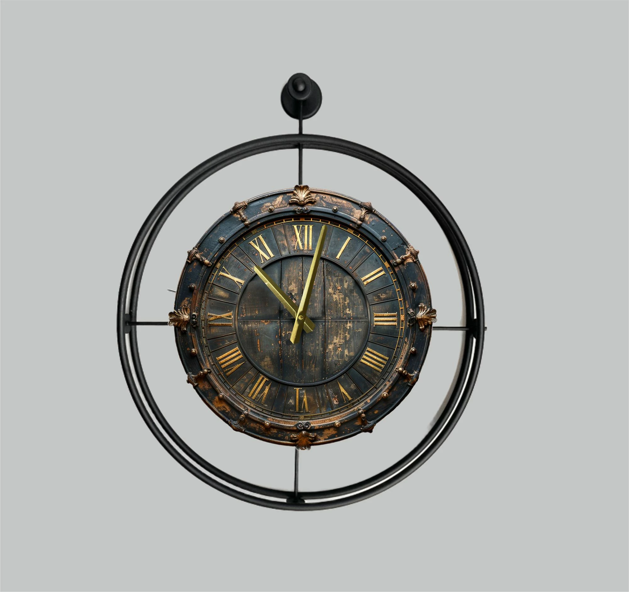 Orë muri dekorative prej metali, Wallity, Mclock-00121