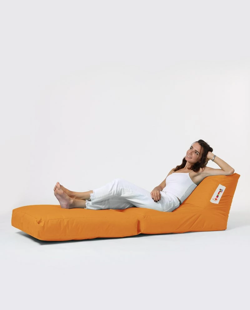 Puf kopshti, portokalli, Atelier del Sofa, Siesta Sofa Bed Pouf