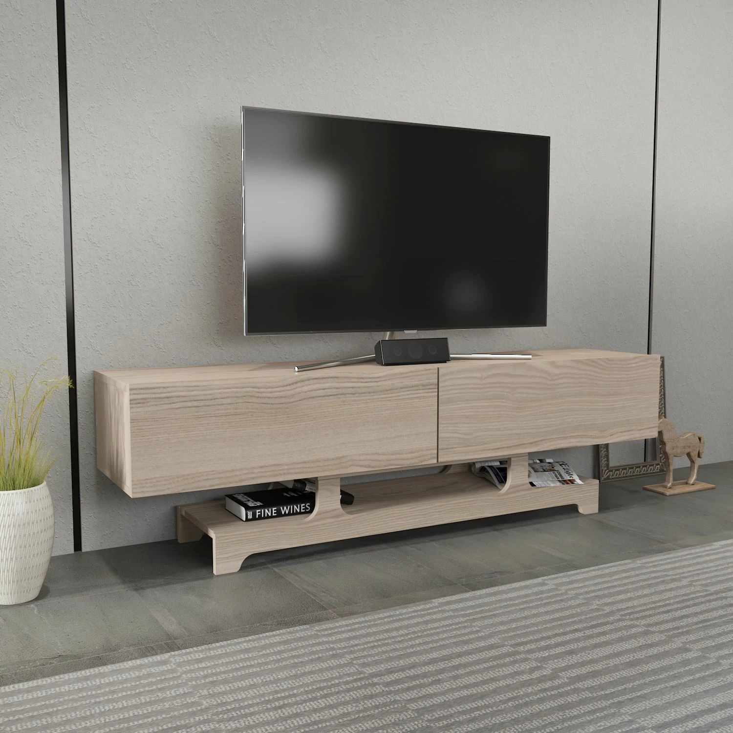 Komodë TV Skye Decor, ngjyrë Cordoba