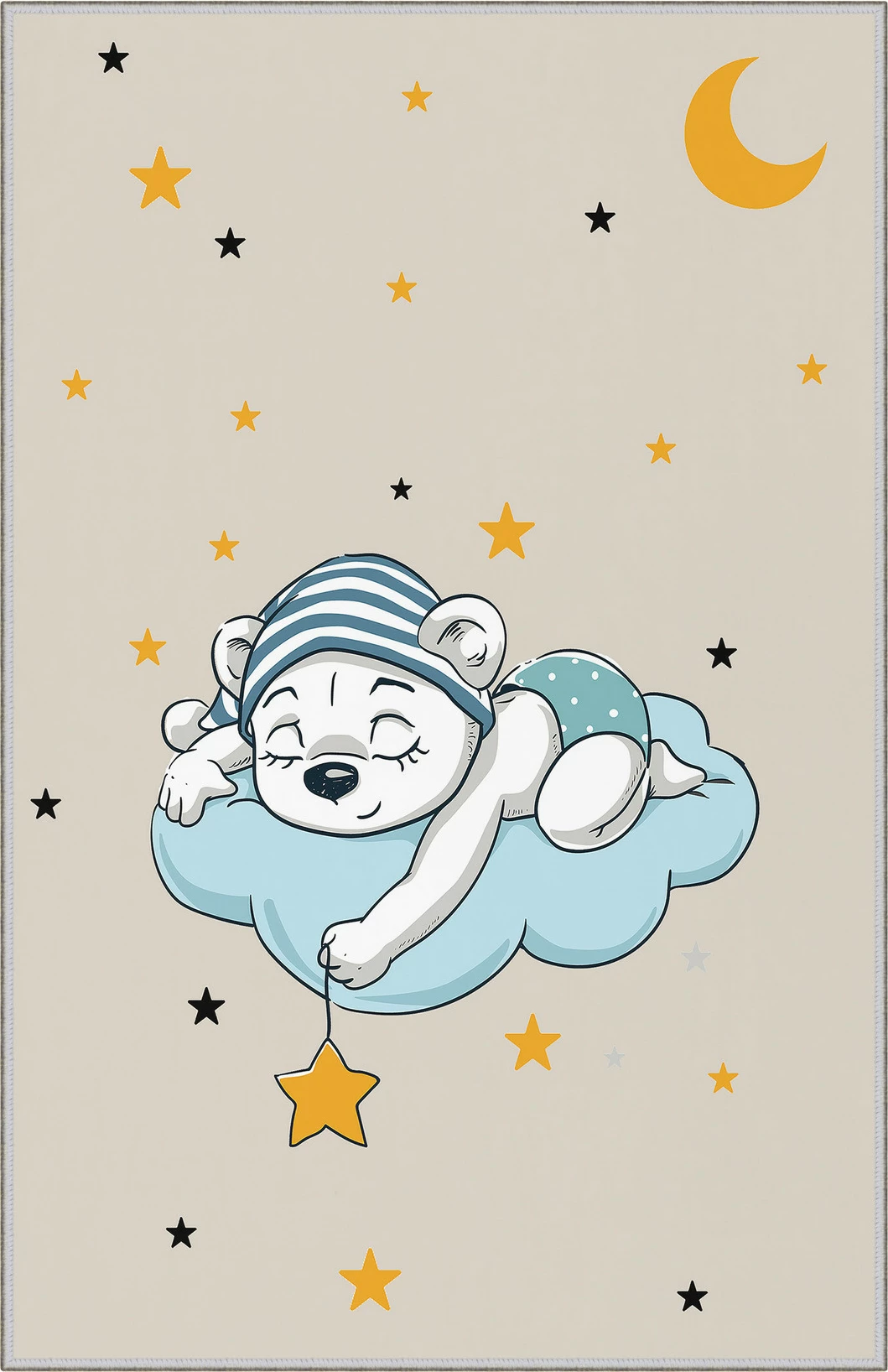 Qilim për fëmijë, shumëngjyrësh, Conceptum Hypnose, WOOKECE026, 50x80cm