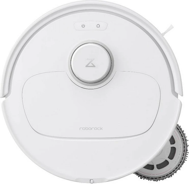Robot fshesë Roborock Qrevo PLUS, 7000Pa, stacion bazë me qese pluhuri 2.7L, mopim i lagësht, bardhë/zi