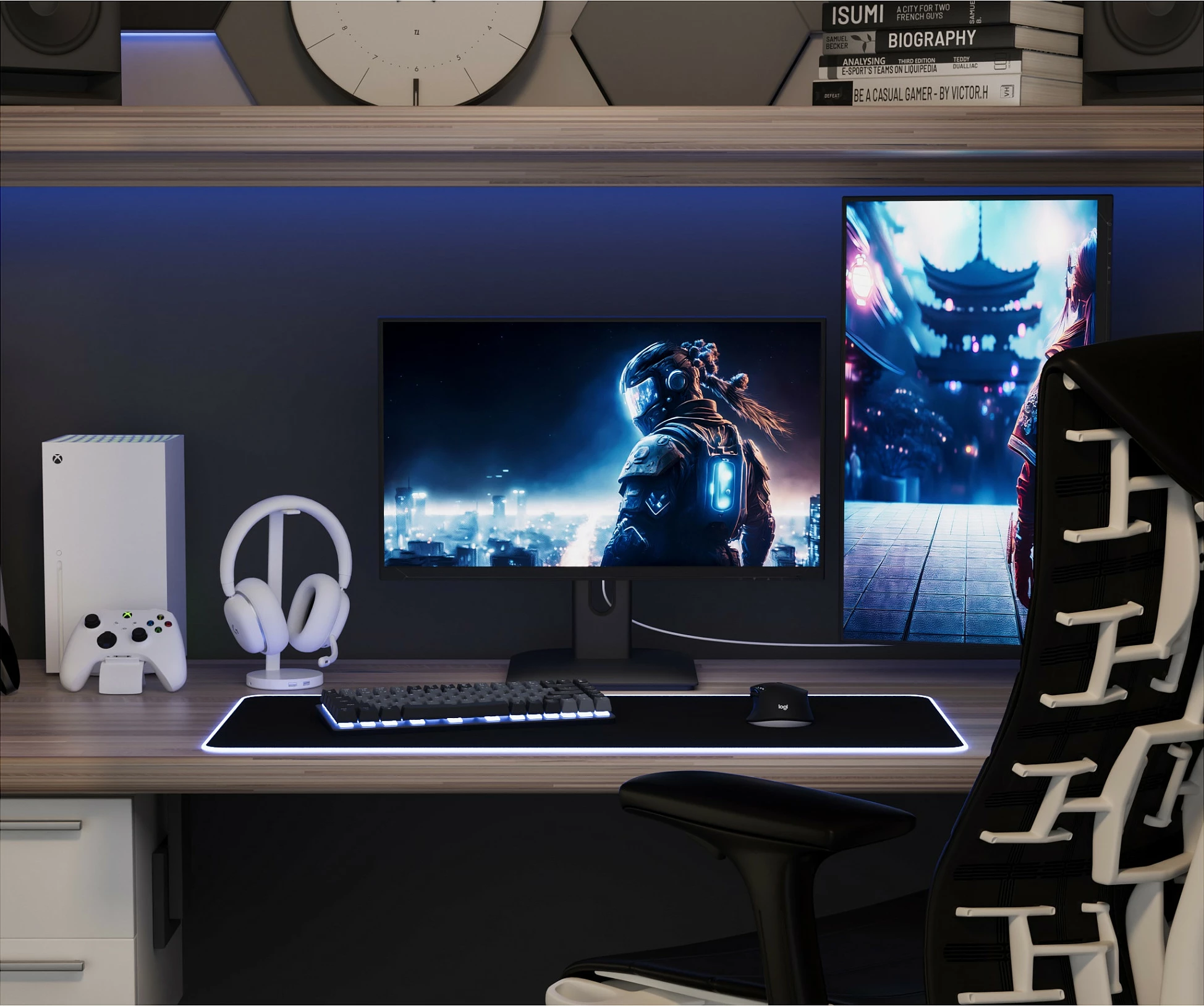 Monitor gaming JAPANNEXT FHD 23.8" IPS Full HD, 200Hz, 0.5ms, i zi