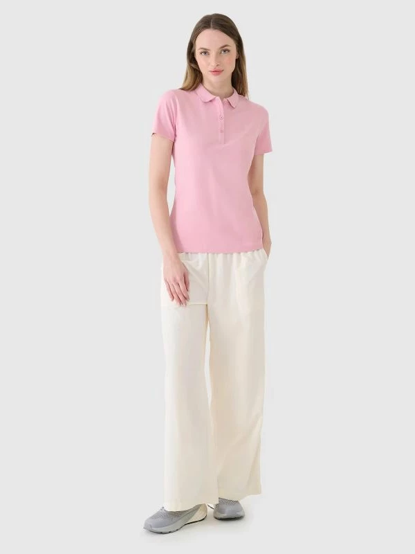 Maicë polo slim fit për femra 4F