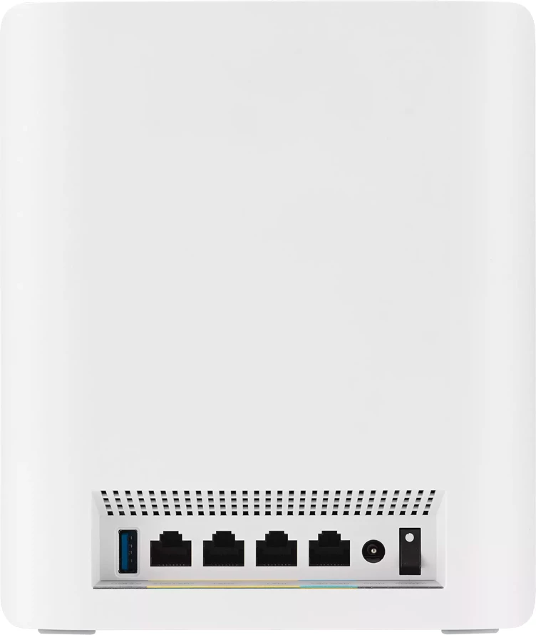 Sistem mesh Wi‑Fi 7 ASUS ZenWiFi BT8 BE14000, tri-band, 14 Gbps, 3‑pack, bardhë