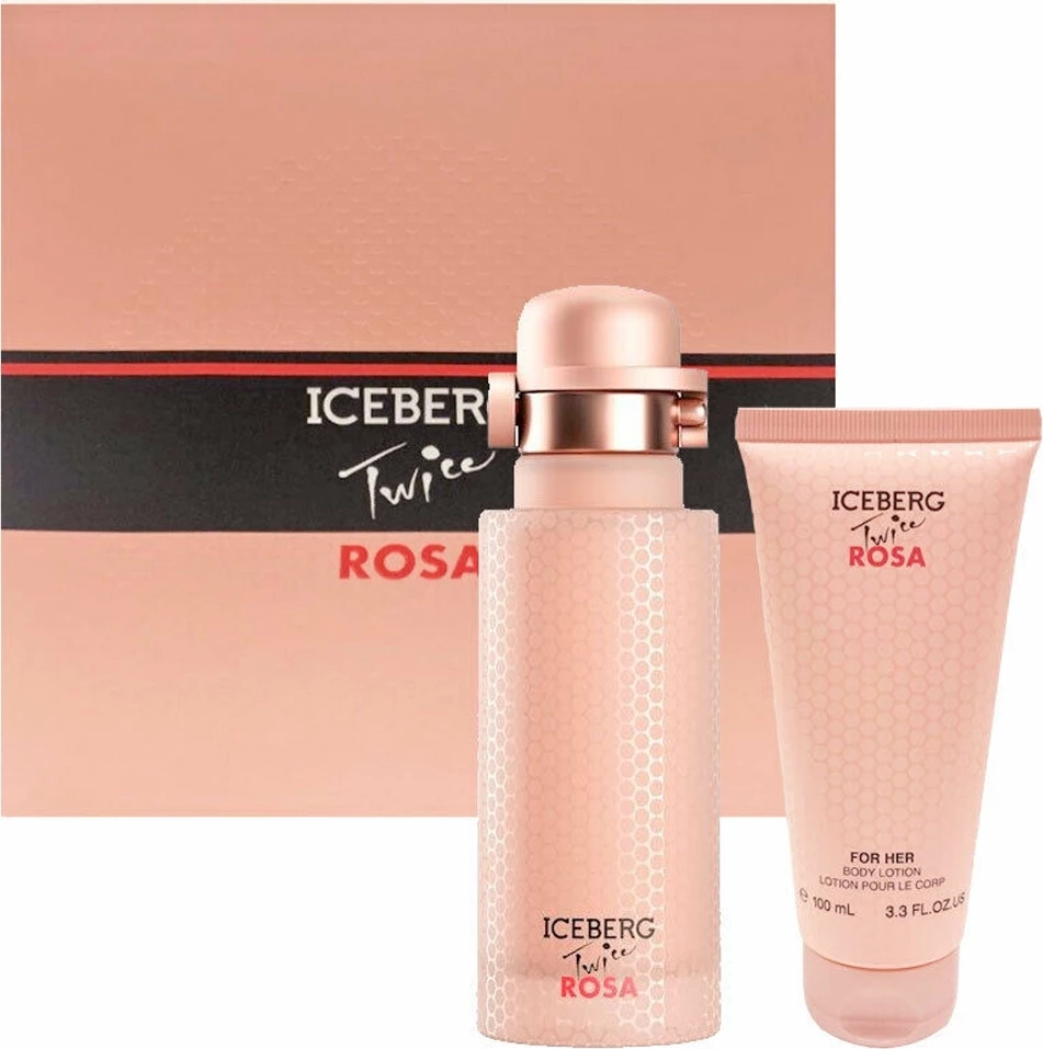 Set Eau de Toilette për femra Iceberg Twice Rosa, 125ml + 100ml