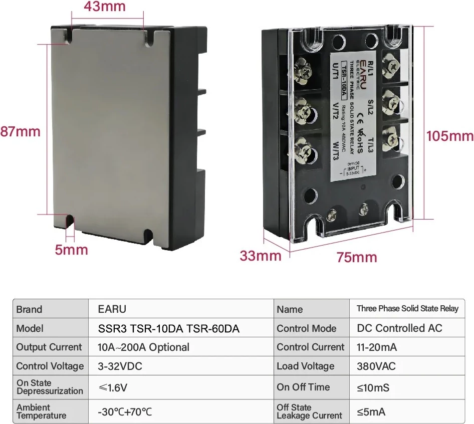 Solid State Relay TSR-60DA-H
