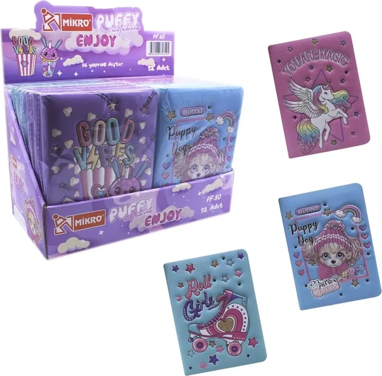 Fletore Puffy Enjoy Mikro A6 – 96 Fletë
