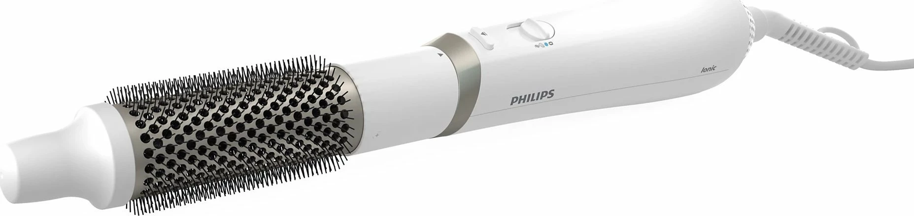 Tharëse dhe stilues flokësh Philips BHA303/00 800W me jonizim, 3 temperatura/2 shpejtësi, me ajër të ftohtë, e bardhë