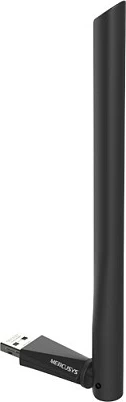 Adapter USB Wi‑Fi Mercusys MA30H AC1300 Dual Band (Wi‑Fi 5), antenë high gain, i zi