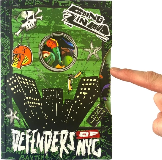 Bllok shënimesh BLUE SKY TMNT A5 Spinner Mayhem
