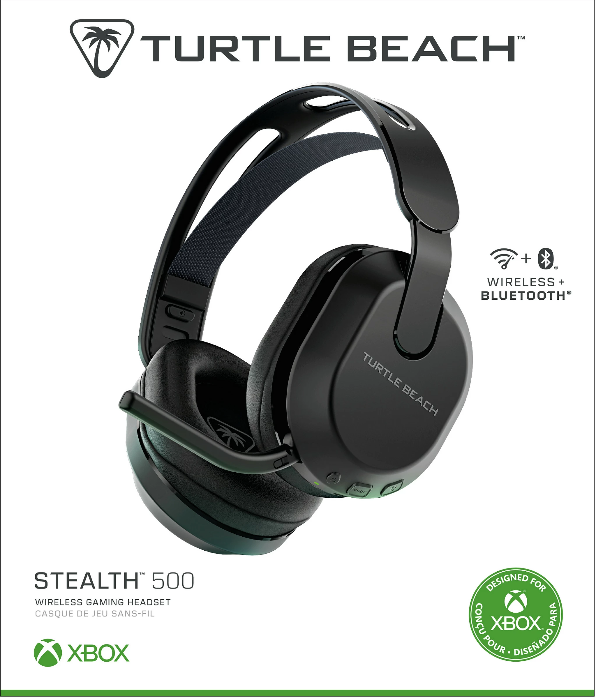 Kufje gaming Turtle Beach Stealth 500 wireless, për Xbox, 40 orë bateri, e zezë