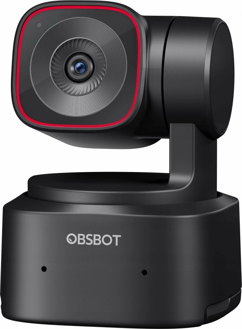 Webcam Obsbot Tiny 2 Lite OBSOWB-2210-CE 4K USB-C me mikrofon stereo, e zezë
