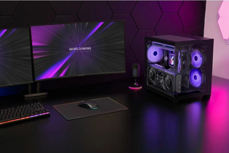 Kasë PC TACENS MARS MC-VIEW3, e zezë