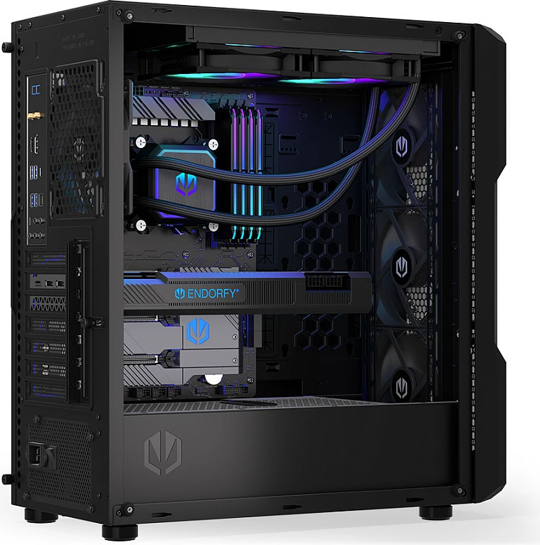 Ftohës uji AIO për CPU Endorfy Navis F240 ARGB, radiator 240mm, 2x120mm, i zi