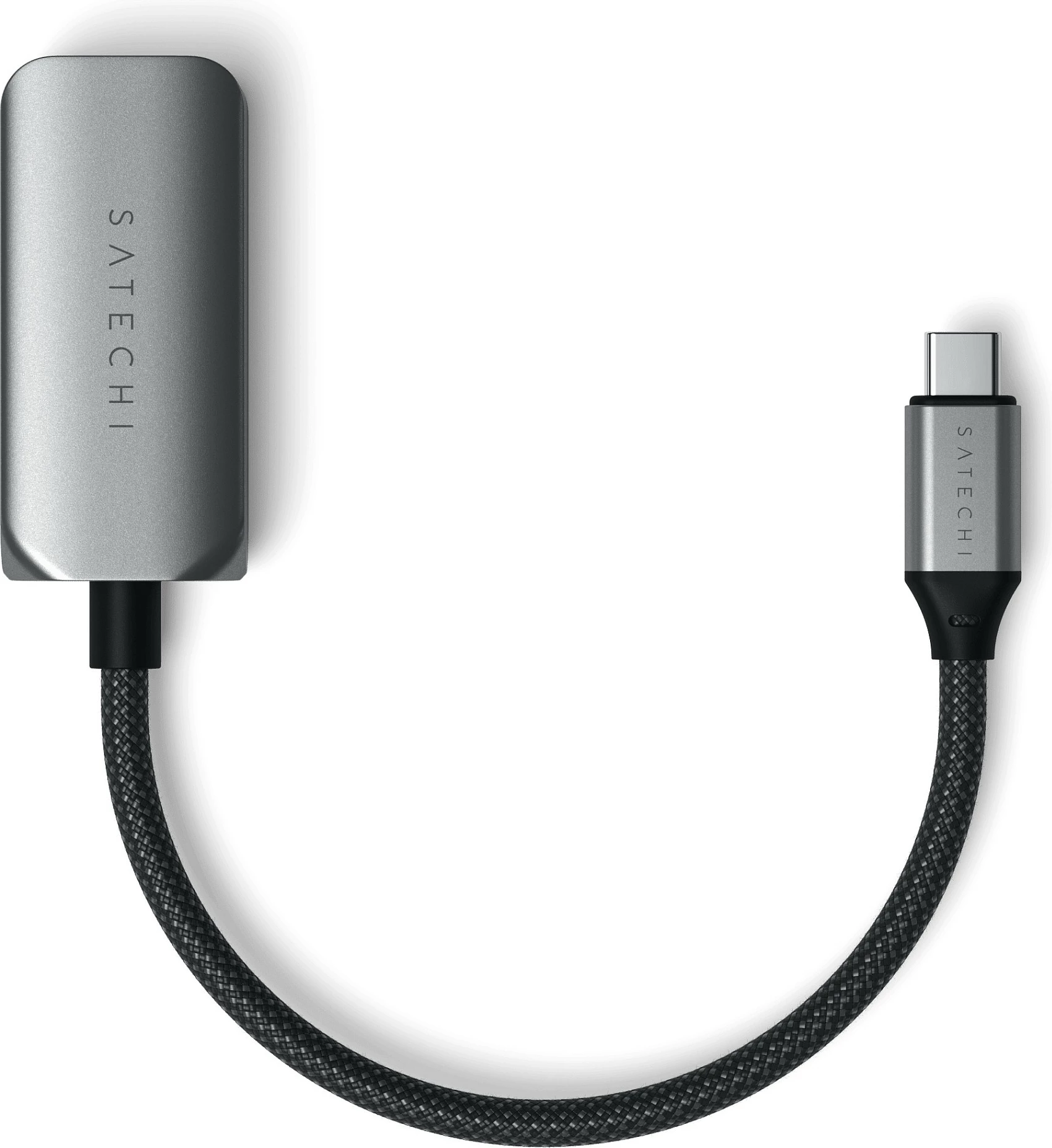 Adapter Ethernet Satechi USB-C 2.5 Gigabit, gri